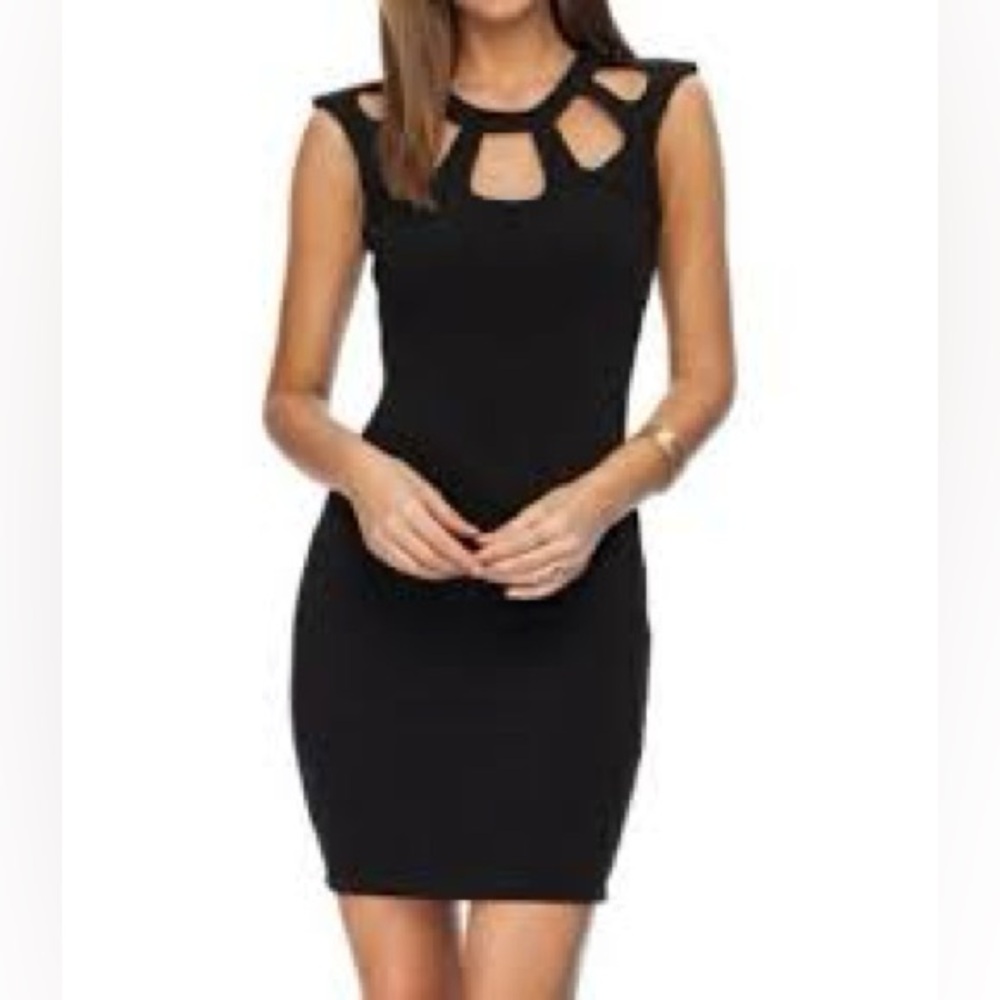 Nwot Kardashian Kollection Bodycon Cutout Dress